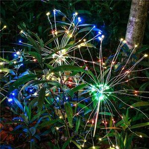 Solar Firework Light Outdoor Garden Decorative Solar Lights Stake Fireworks